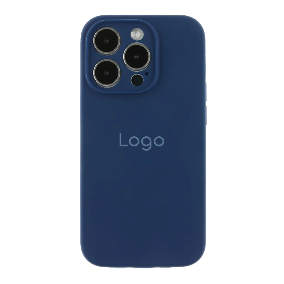 Чохол Silicone Case Full Size with Frame для iPhone 14 Pro Max 70.Deep Navy