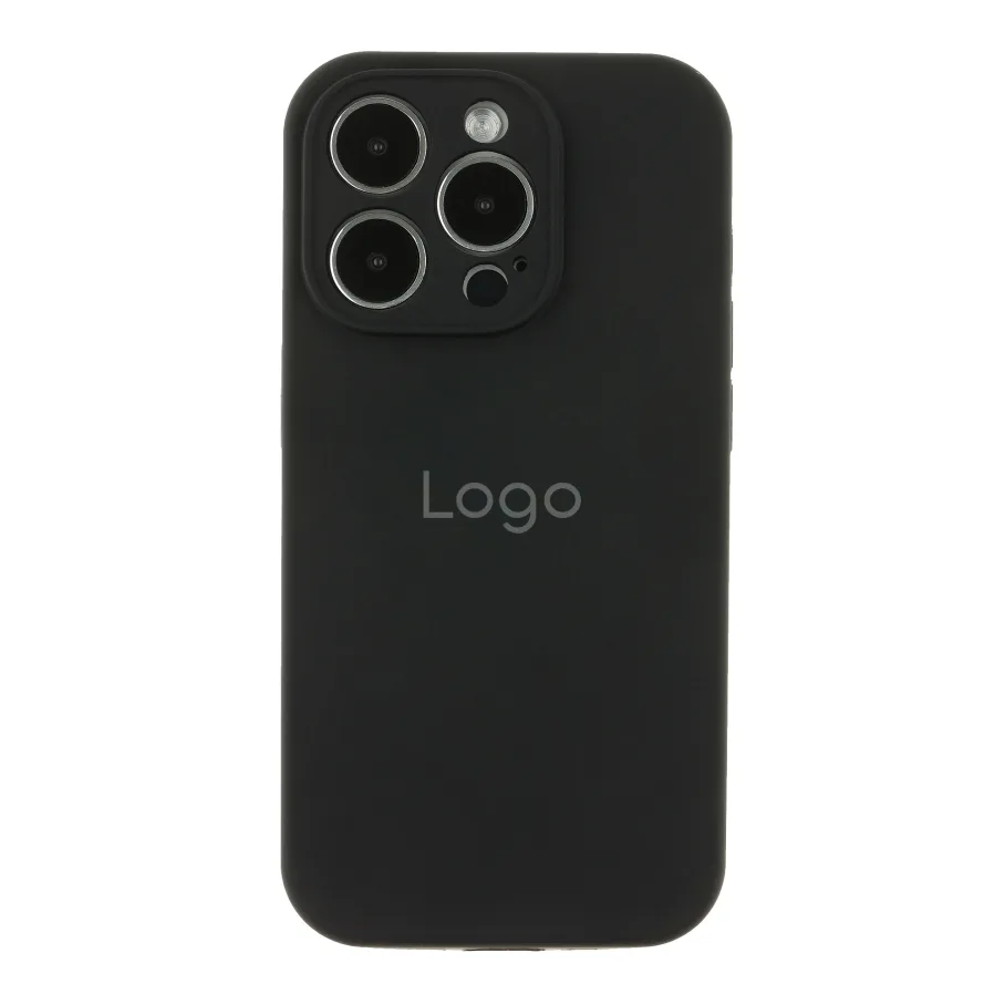 Чохол Silicone Case Full Size with Frame для iPhone 14 Pro Max 18.Black