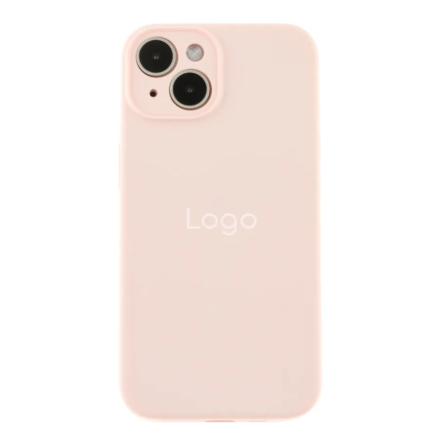 Чохол Silicone Case Full Size with Frame для iPhone 14 81.Chalk Pink