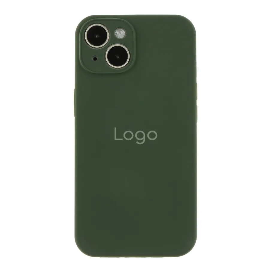 Чохол Silicone Case Full Size with Frame для iPhone 14 71.Cyprus Green