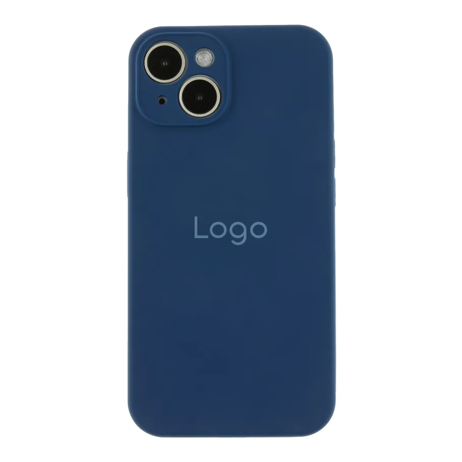 Чохол Silicone Case Full Size with Frame для iPhone 14 70.Deep Navy