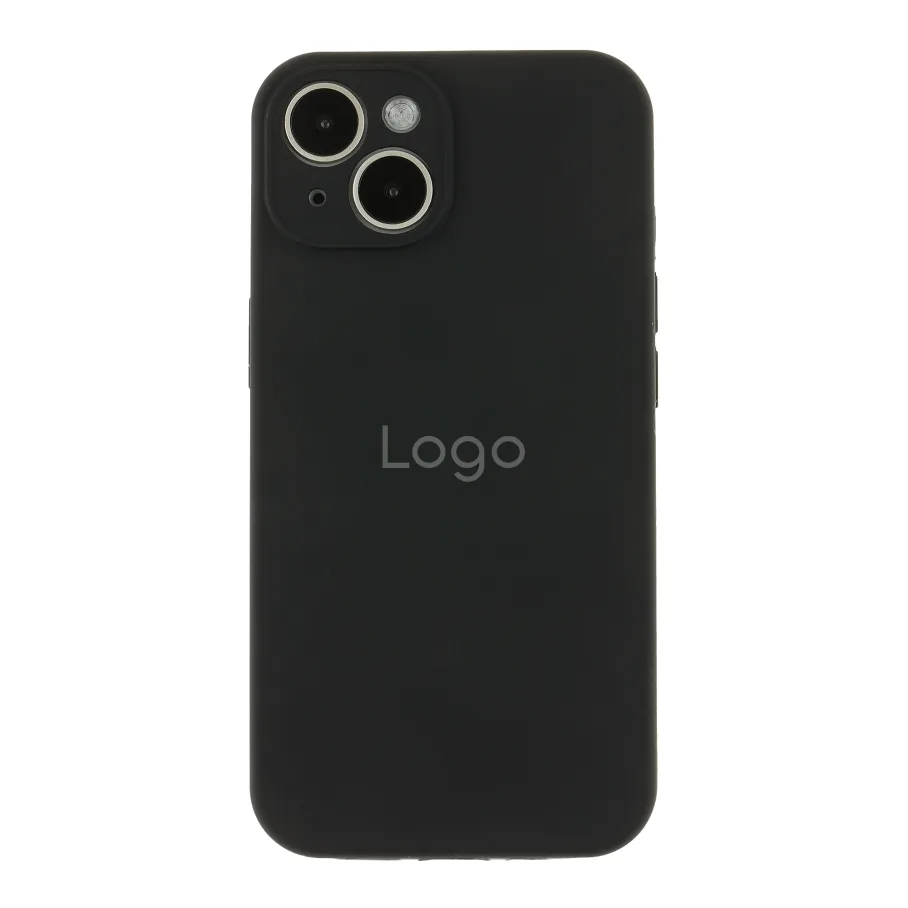 Чохол Silicone Case Full Size with Frame для iPhone 14 18.Black