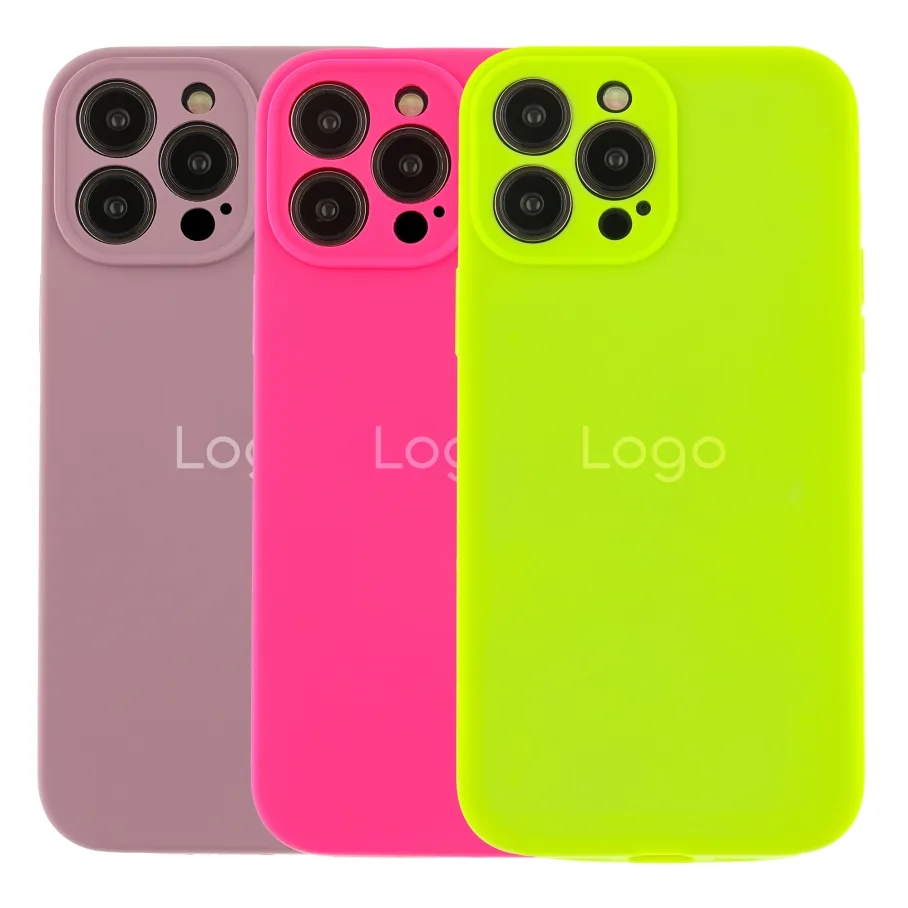 Чохол Silicone Case Full Size with Frame для iPhone 13 Pro Max 26.Mist Blue