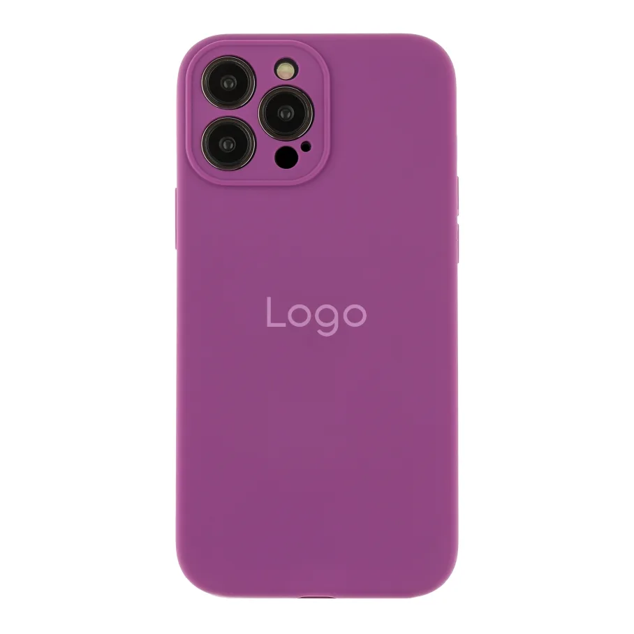 Чохол Silicone Case Full Size with Frame для iPhone 13 Pro 43.Grape