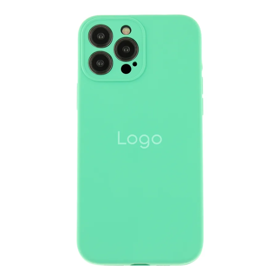 Чохол Silicone Case Full Size with Frame для iPhone 13 Pro 47.Spearmint