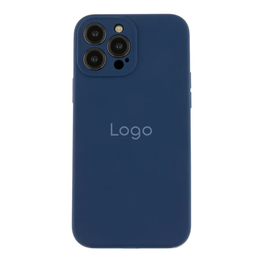 Чохол Silicone Case Full Size with Frame для iPhone 13 Pro 70.Deep Navy