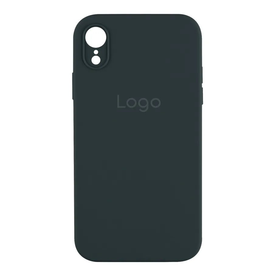 Чохол Silicone Case Square Full Camera для iPhone Xr 54.Atrovirens