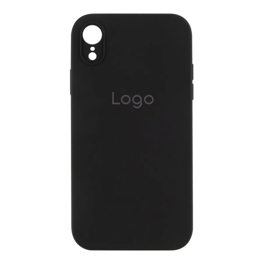 Чохол Silicone Case Square Full Camera для iPhone Xr 15.Dark Grey