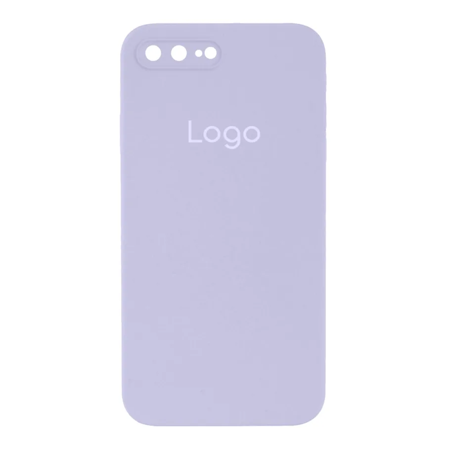 Чохол Silicone Case Square Full Camera для iPhone 7 Plus/8 Plus 39.Elegant Purple