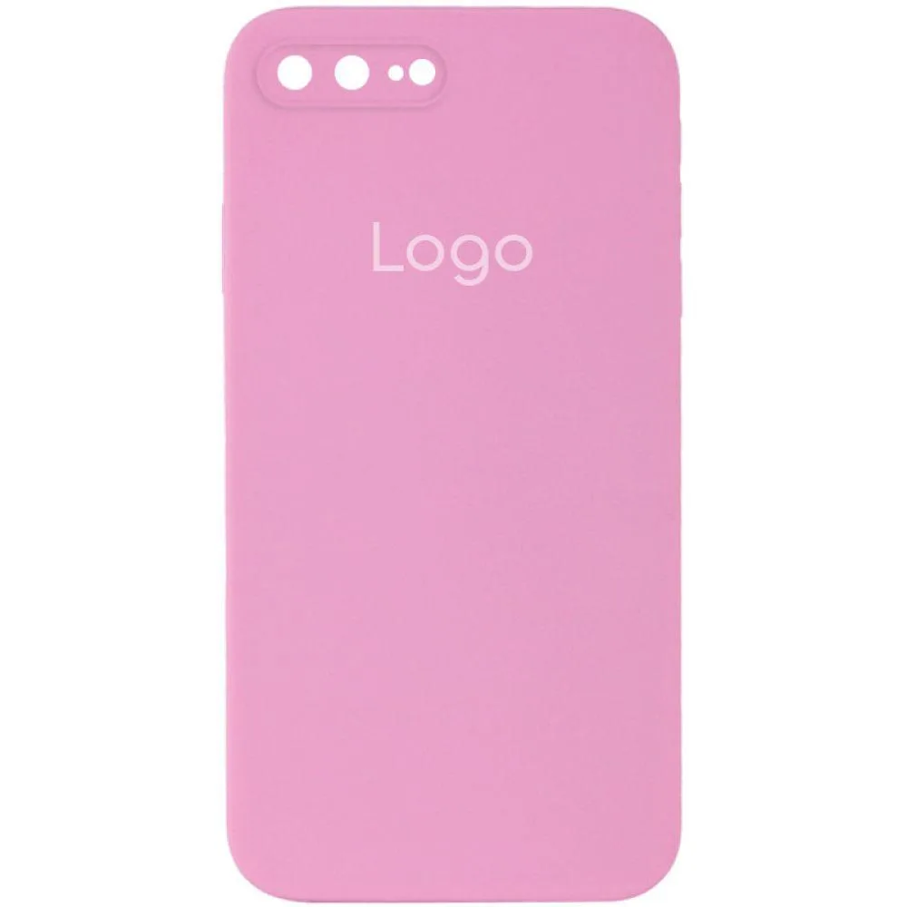 Чохол Silicone Case Square Full Camera для iPhone 7 Plus/8 Plus 05.Lilac