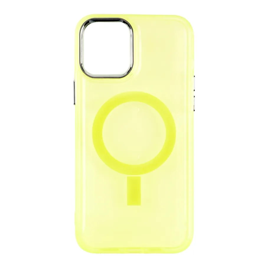 Чохол TPU Lollipop with Magsafe для iPhone 12 Pro Max Yellow