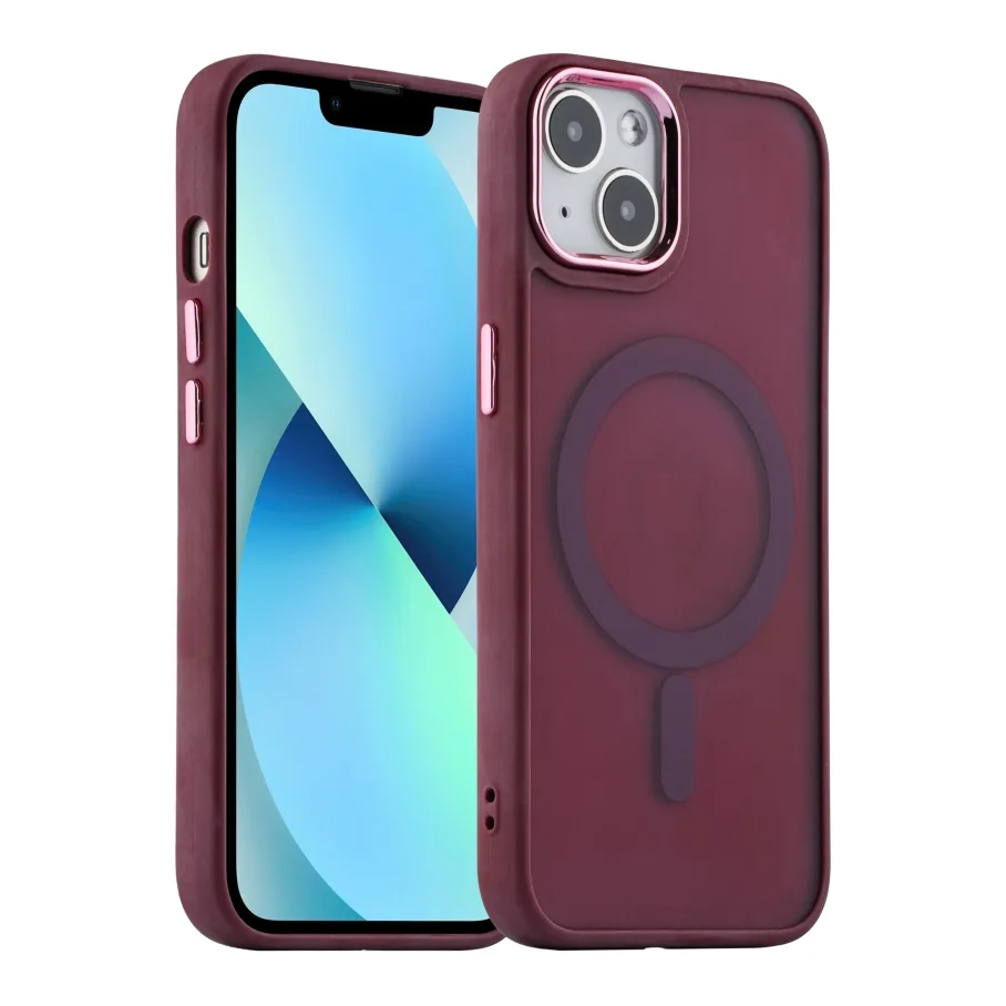 Чохол TPU+PC Space Magnetic Color with Magsafe для iPhone 13 Purple
