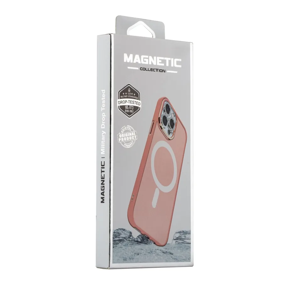 Чохол TPU+PC Space Magnetic Color with Magsafe для iPhone 14 Pink