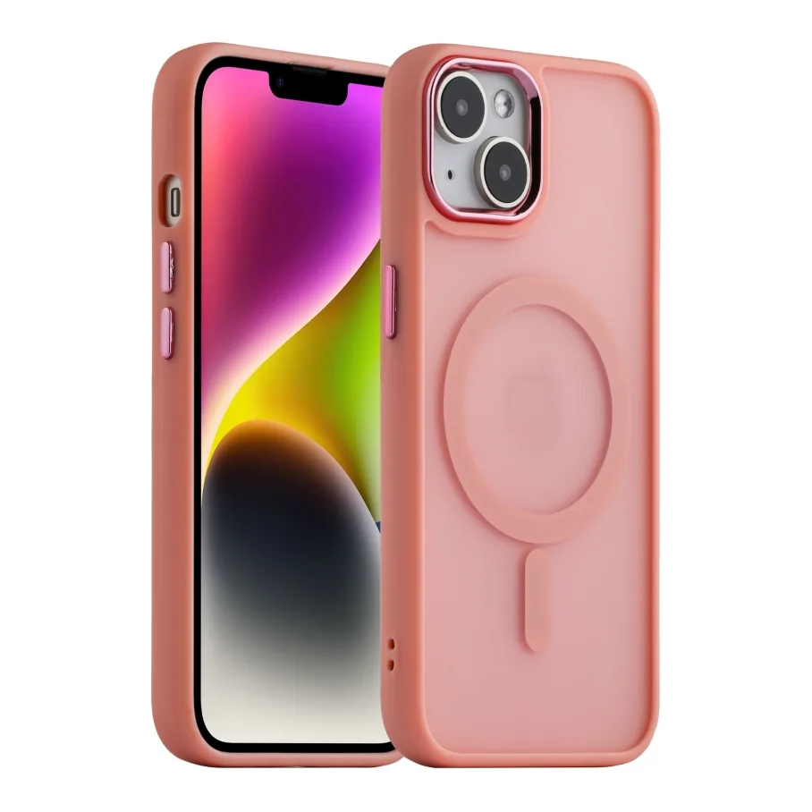 Чохол TPU+PC Space Magnetic Color with Magsafe для iPhone 14 Dark Purple
