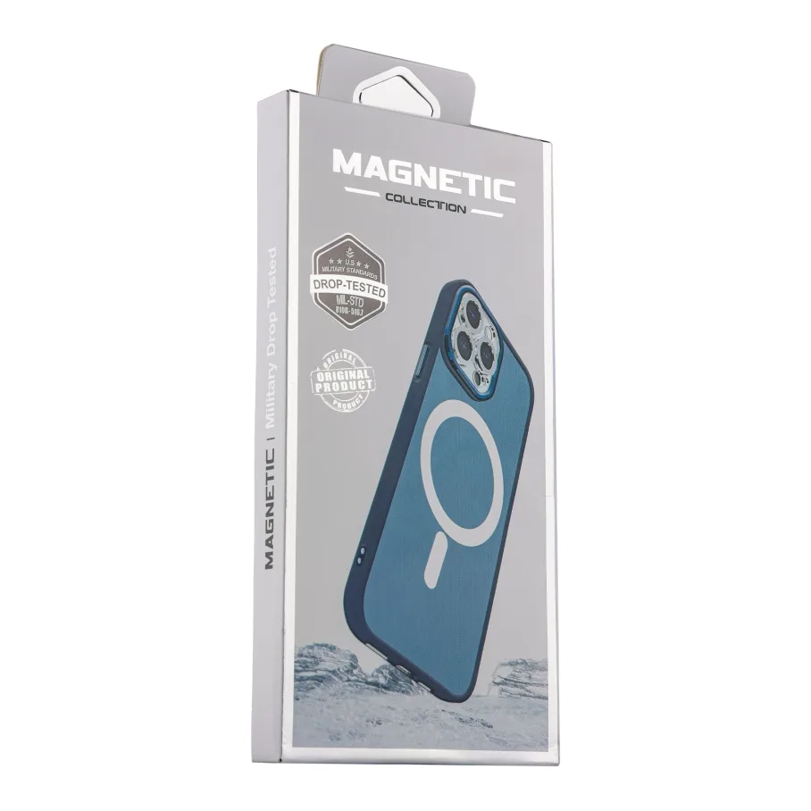 Чохол TPU+PC Space Magnetic Color with Magsafe для iPhone 14 Dark Blue
