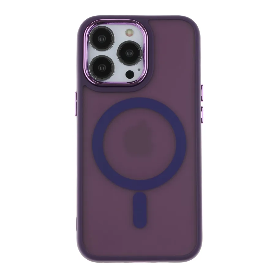 Чохол TPU+PC Space Magnetic Color with Magsafe для iPhone 13 Pro Dark Purple