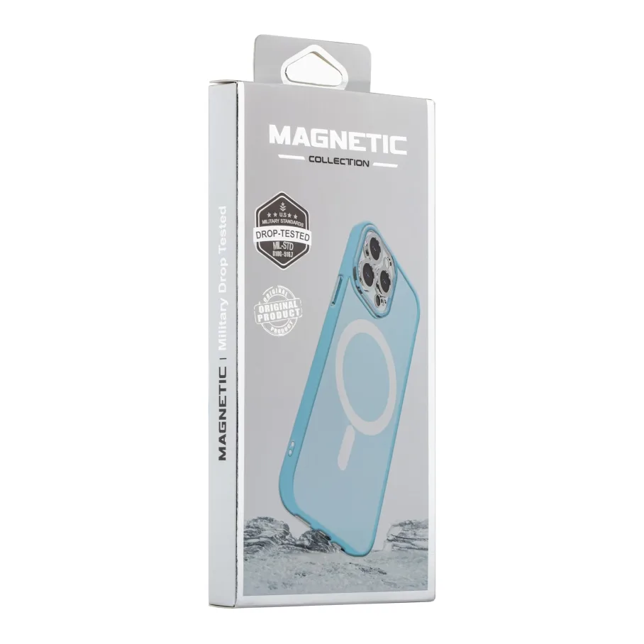 Чохол TPU+PC Space Magnetic Color with Magsafe для iPhone 14 Pro Blue