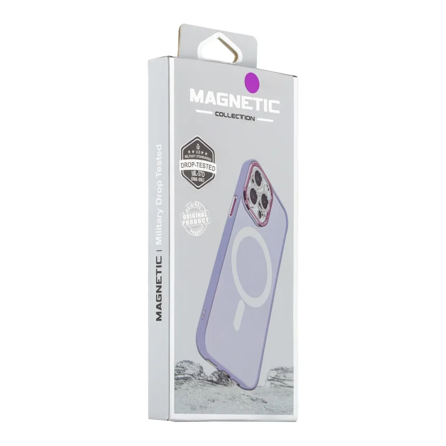 Чохол TPU+PC Space Magnetic Color with Magsafe для iPhone 14 Pro Max Dark Purple