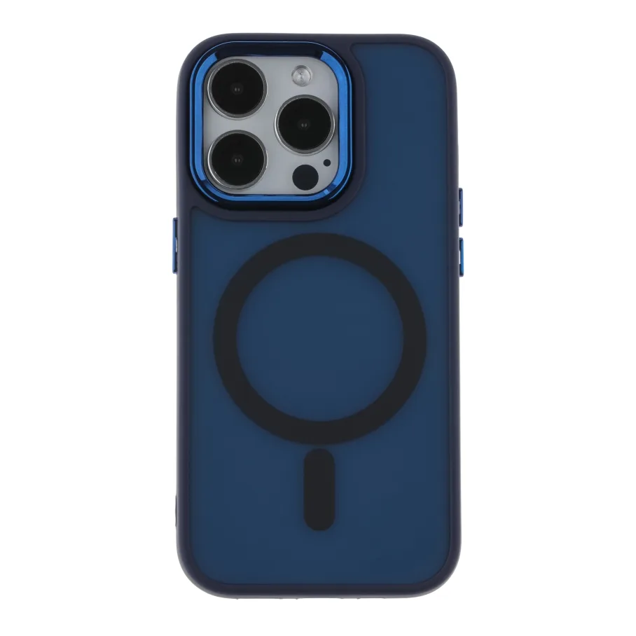 Чохол TPU+PC Space Magnetic Color with Magsafe для iPhone 14 Pro Max Dark Blue