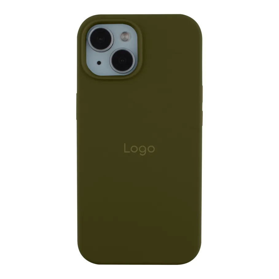 Чохол Silicone Case Full Size (AA) для iPhone 15 45.Army Green