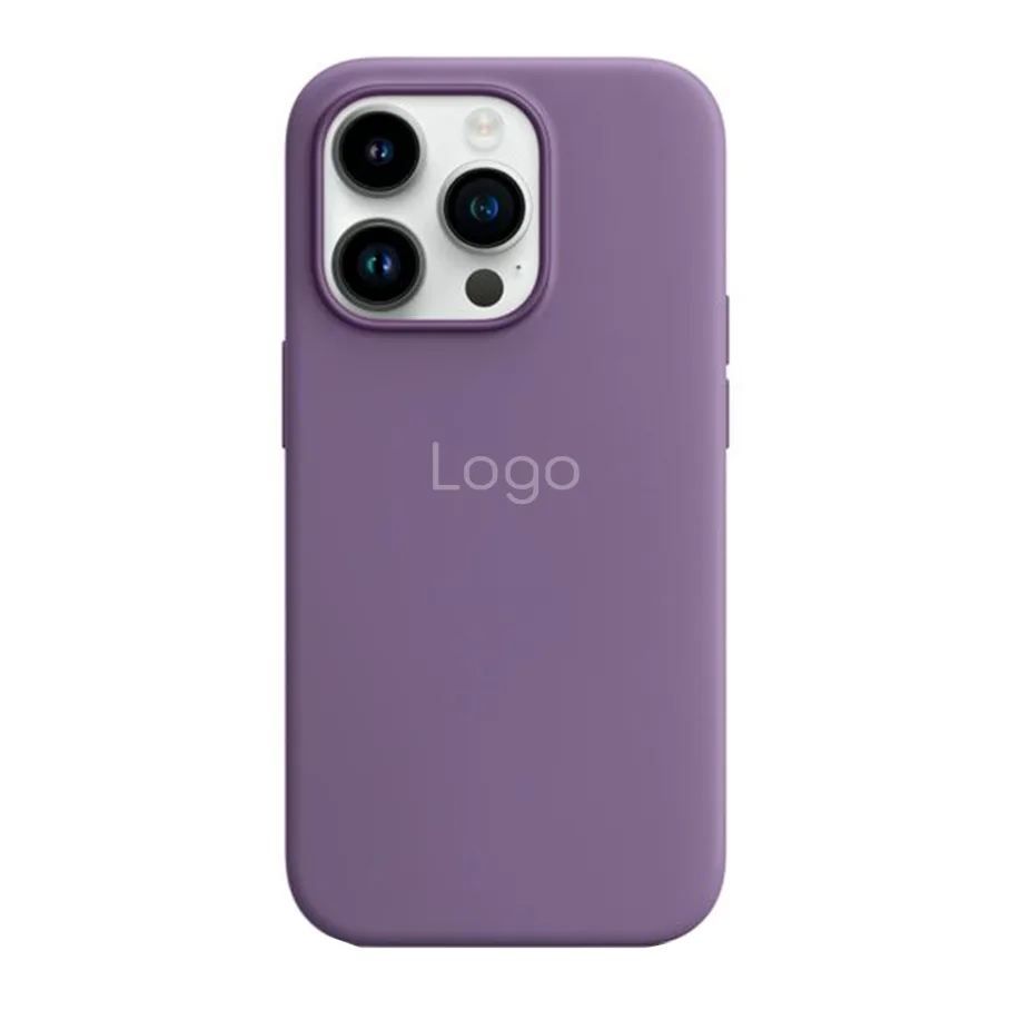 Чохол Silicone Case with MagSafe для iPhone 14 Pro Max Iris
