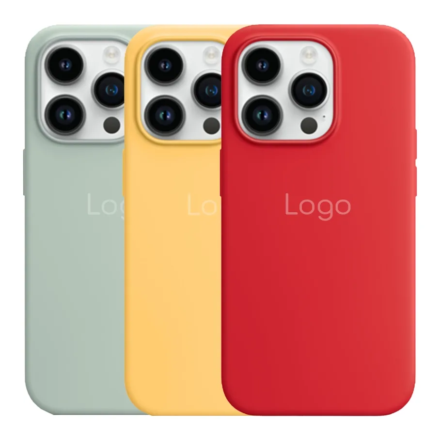 Чохол Silicone Case with MagSafe для iPhone 14 Pro Max Storm Blue