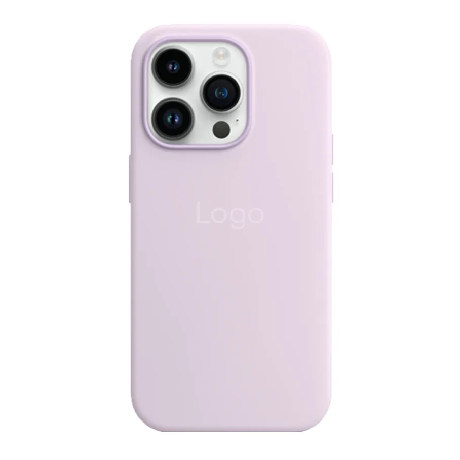 Чохол Silicone Case with MagSafe для iPhone 14 Pro Max Lilac