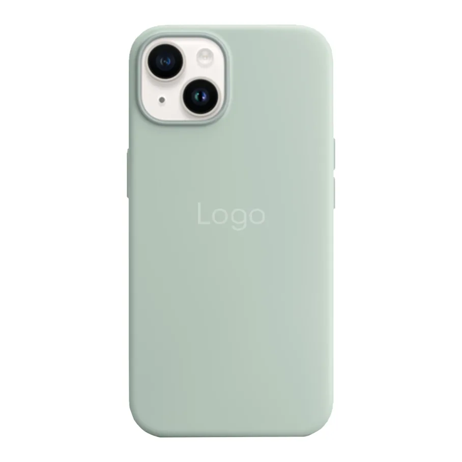 Чохол Silicone Case with MagSafe для iPhone 14 Plus Succulent