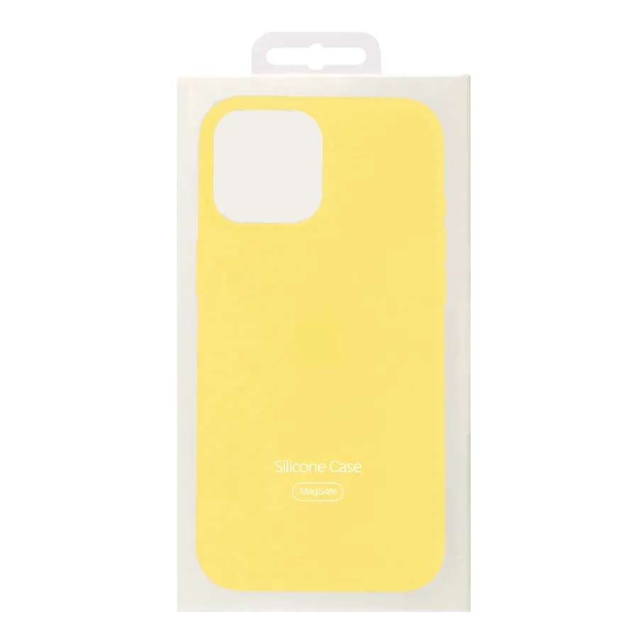 Чохол Silicone Case with MagSafe для iPhone 14 Canary Yellow