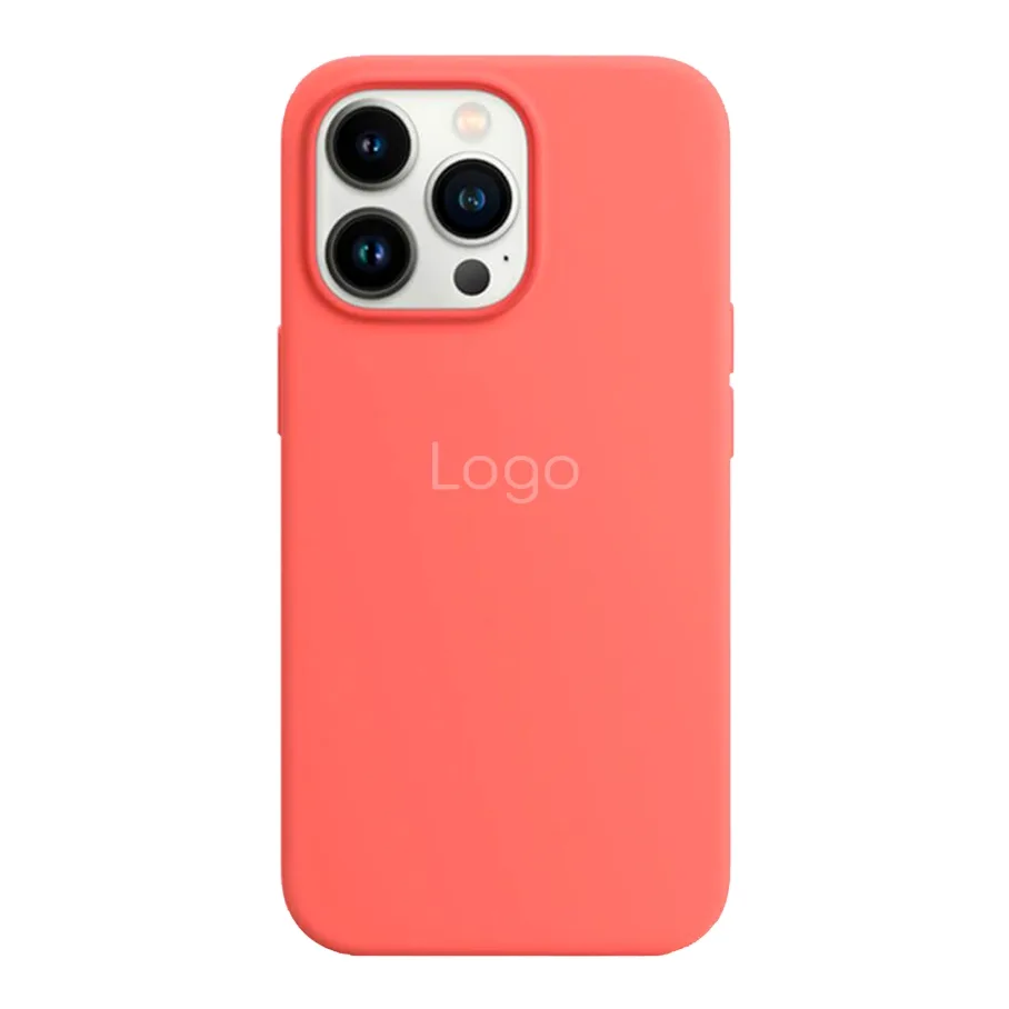 Чохол Silicone Case with MagSafe для iPhone 13 Pro Pink Pomelo