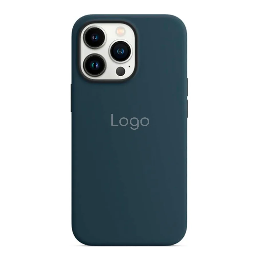 Чохол Silicone Case with MagSafe для iPhone 13 Pro Abbys Blue