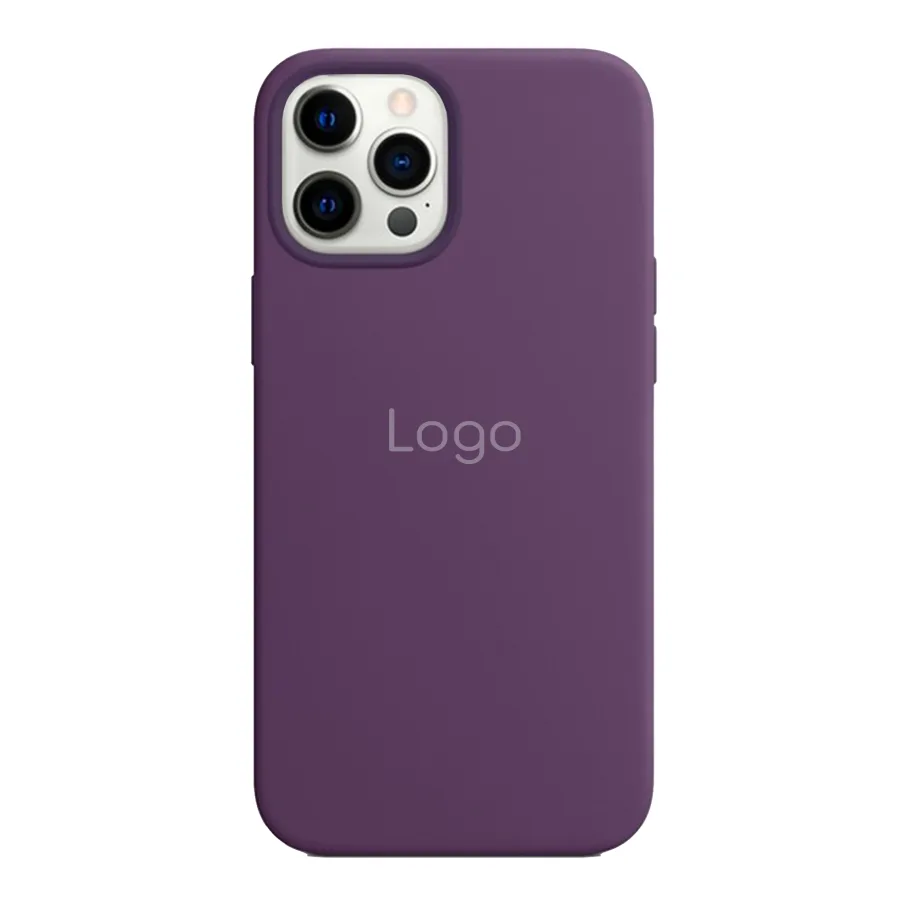 Чохол Silicone Case with MagSafe для iPhone 12 Pro Max Amethyst