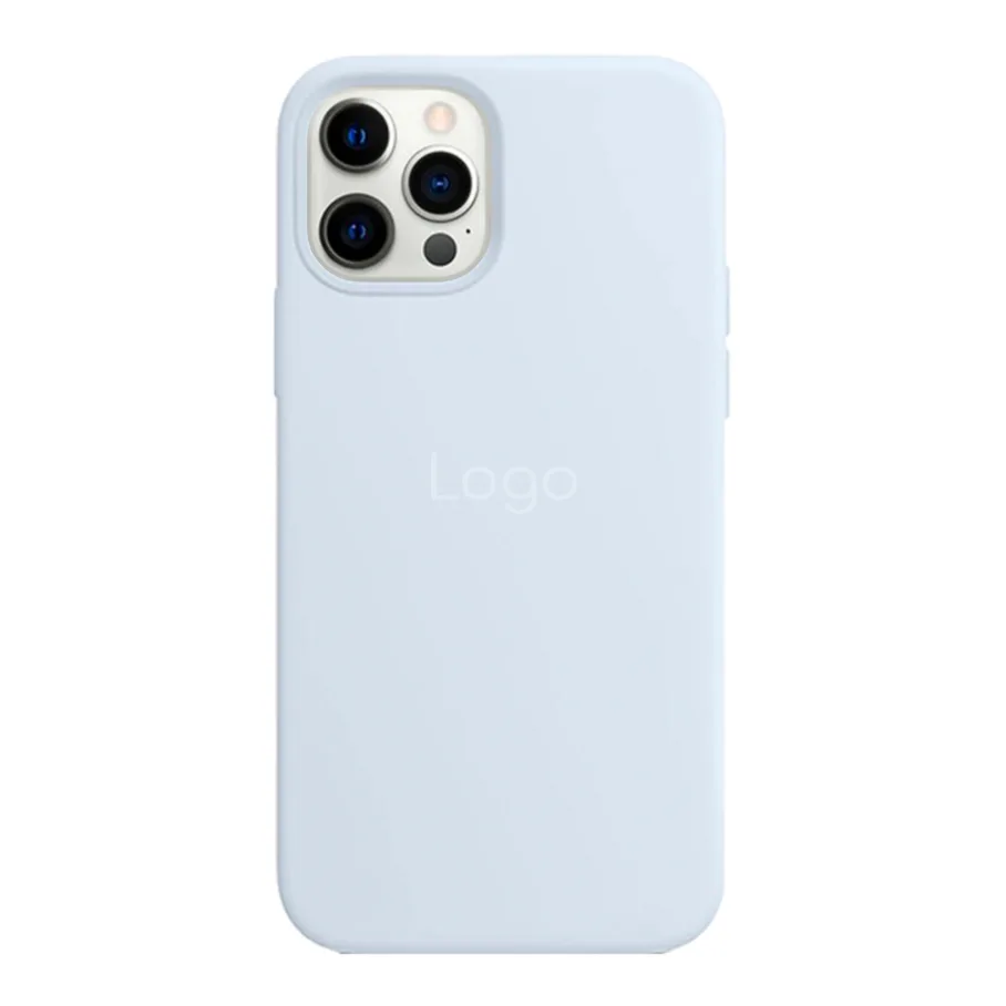 Чохол Silicone Case with MagSafe для iPhone 12 Pro Max Cloud Blue