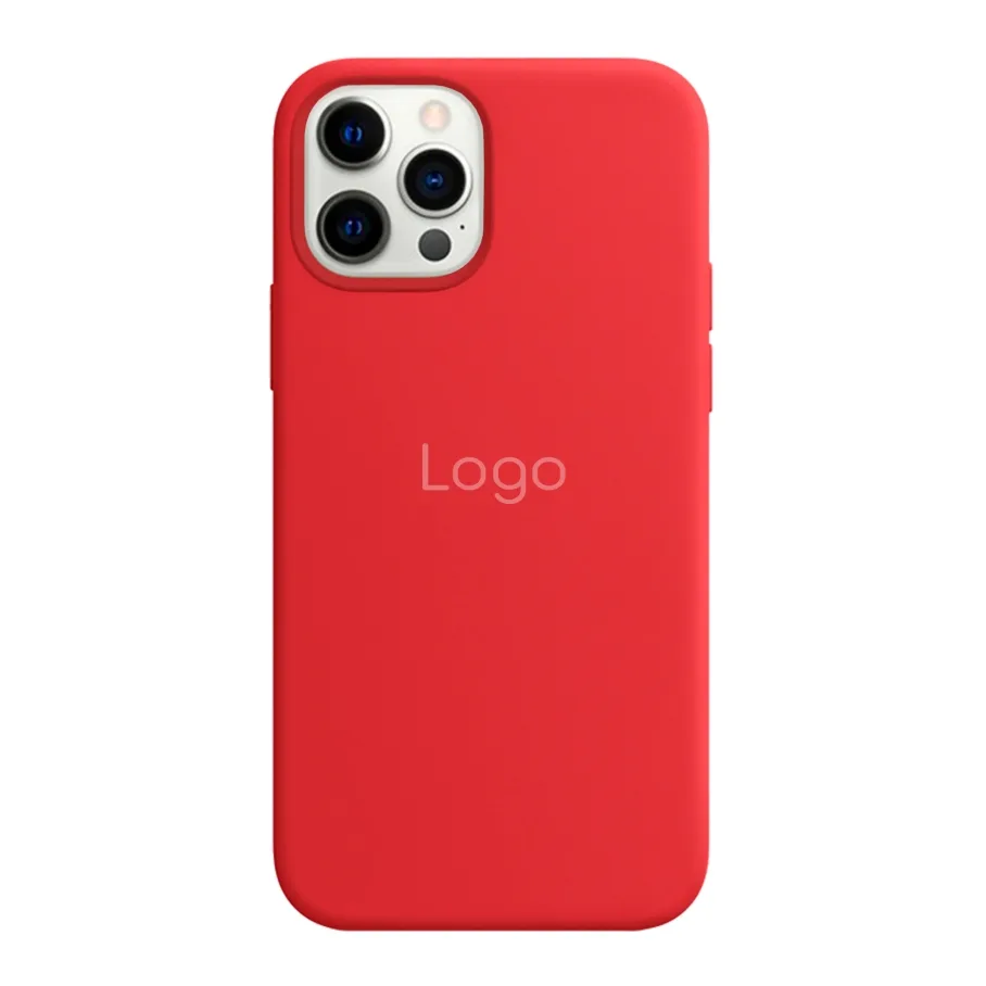 Чохол Silicone Case with MagSafe для iPhone 12 Pro Max Red