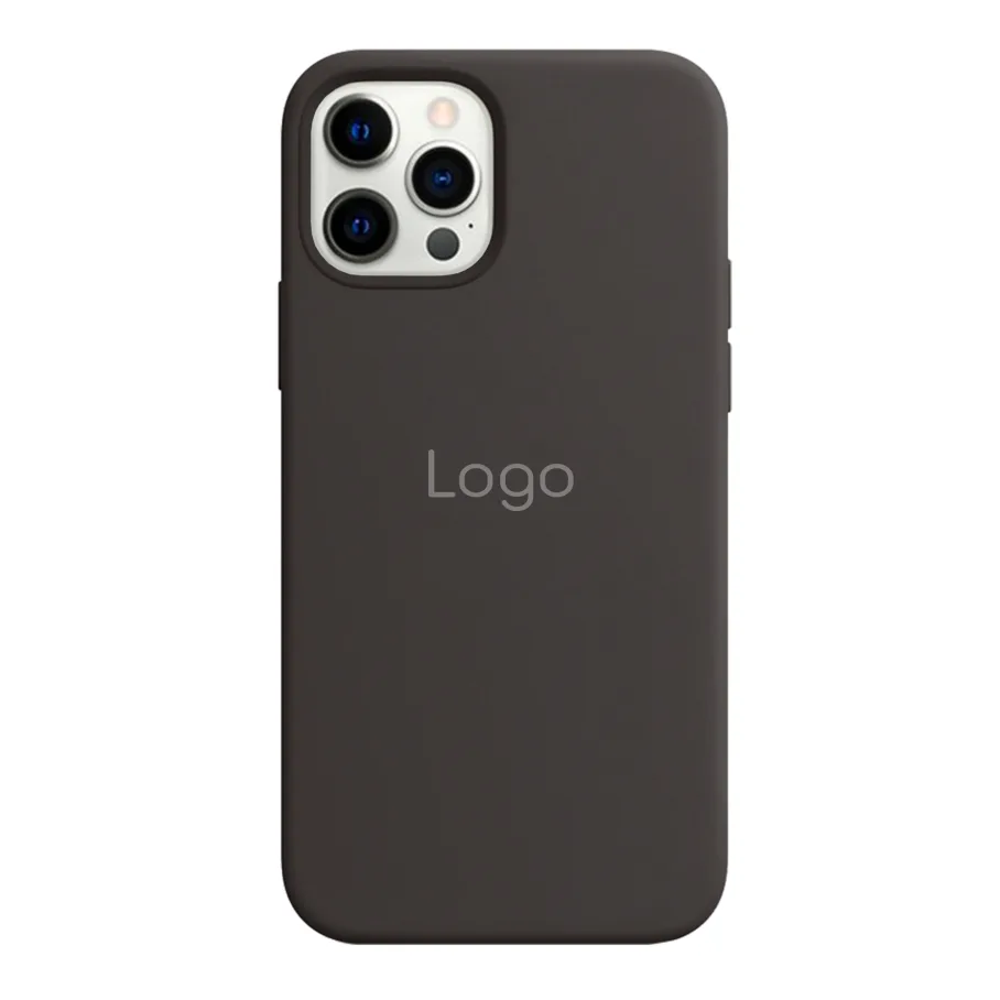 Чохол Silicone Case with MagSafe для iPhone 12 Pro Max Black