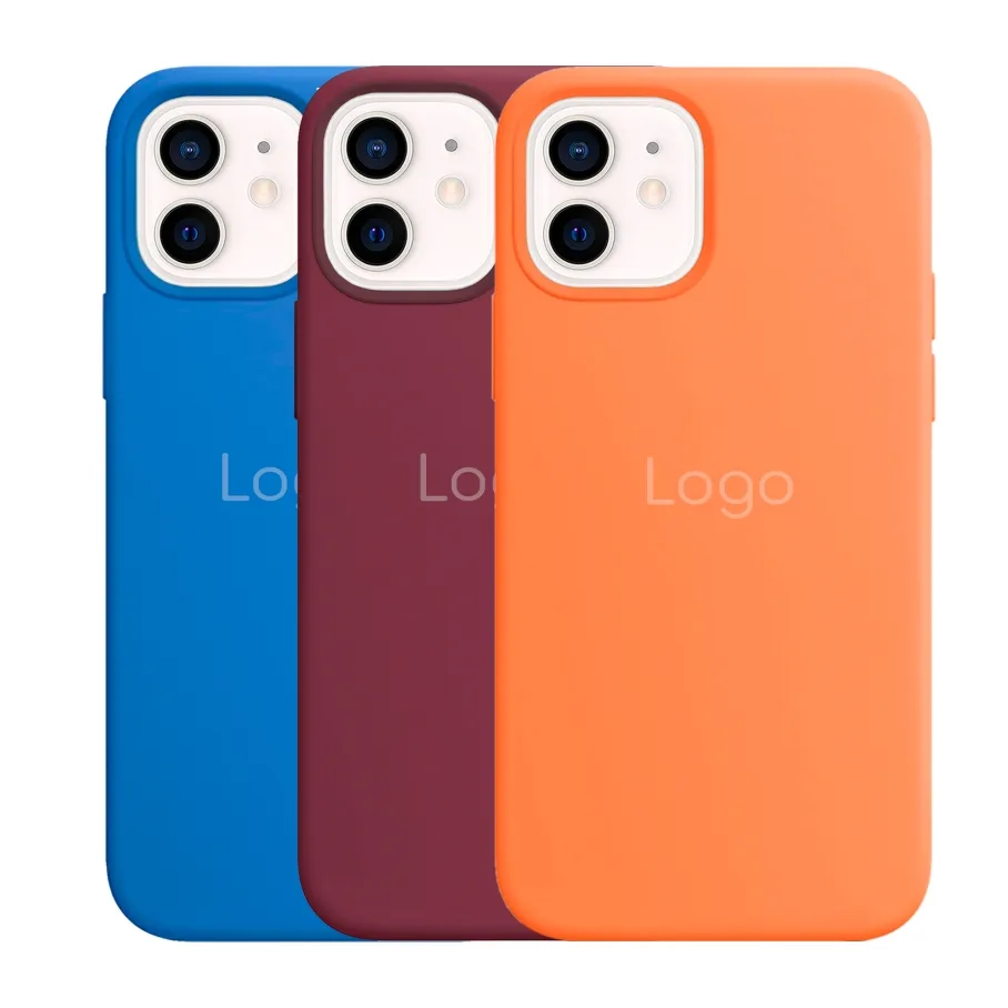 Чохол Silicone Case with MagSafe для iPhone 12/12 Pro White