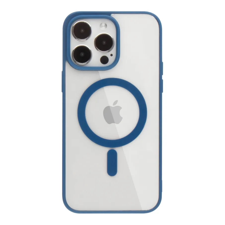 Чохол TPU Color with Magsafe для iPhone 14 Pro Max Dark Blue