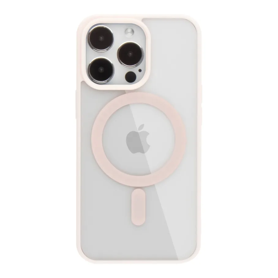 Чохол TPU Color with Magsafe для iPhone 14 Pro Max Pink Sand