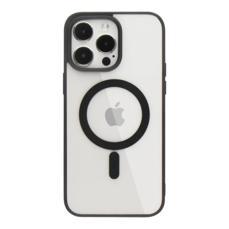 Чохол TPU Color with Magsafe для iPhone 14 Pro Max Black