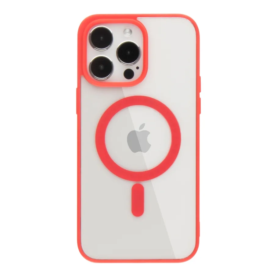 Чохол TPU Color with Magsafe для iPhone 14 Pro Max Red