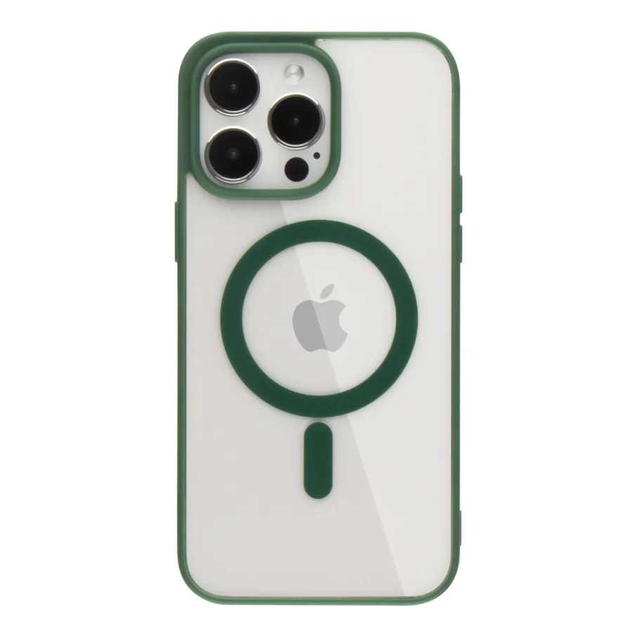 Чохол TPU Color with Magsafe для iPhone 12 Pro Max Green