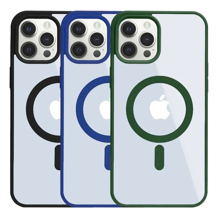 Чохол TPU Color with Magsafe для iPhone 12 Pro Max Green