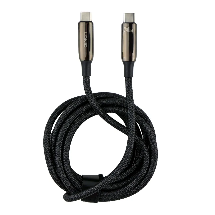 Кабель USB LDNIO LC922 PD3.1/240W Type-C to Type-C 2m Сiрий