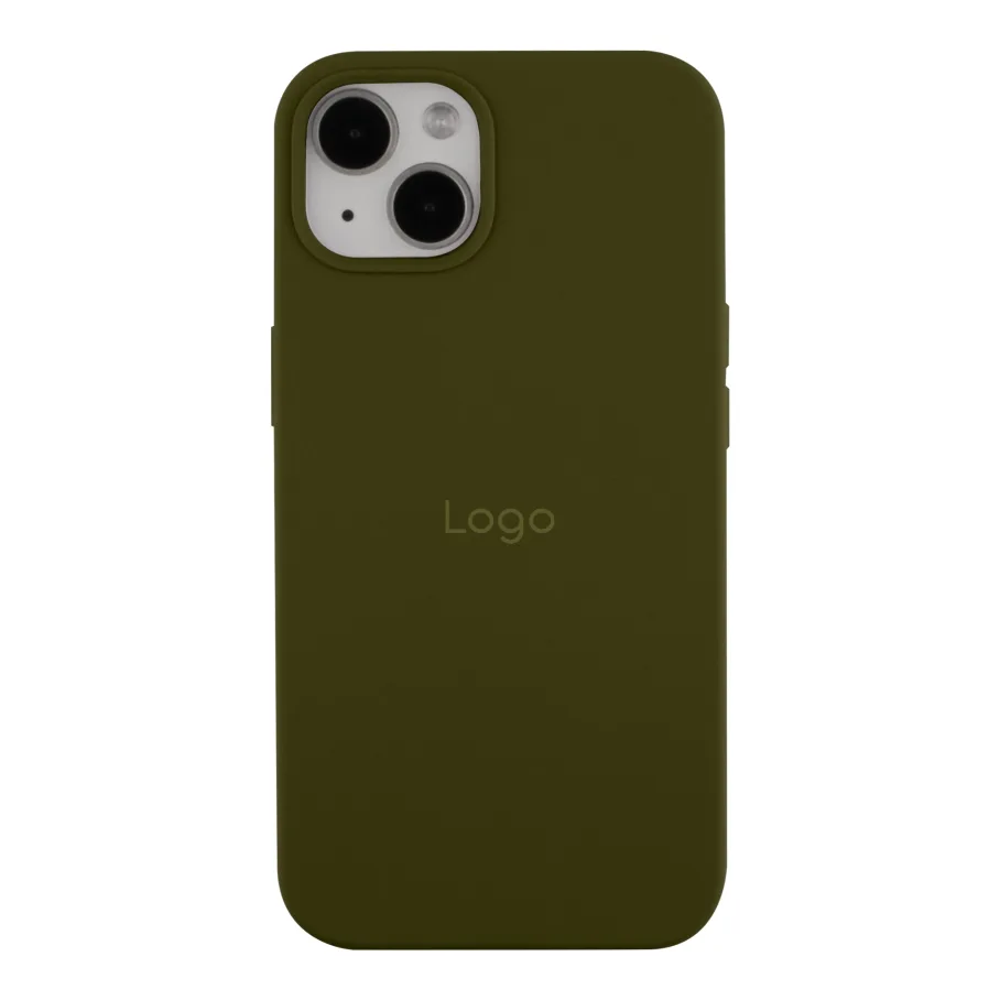 Чохол Silicone Case Full Size (AA) для iPhone 14 45.Army Green