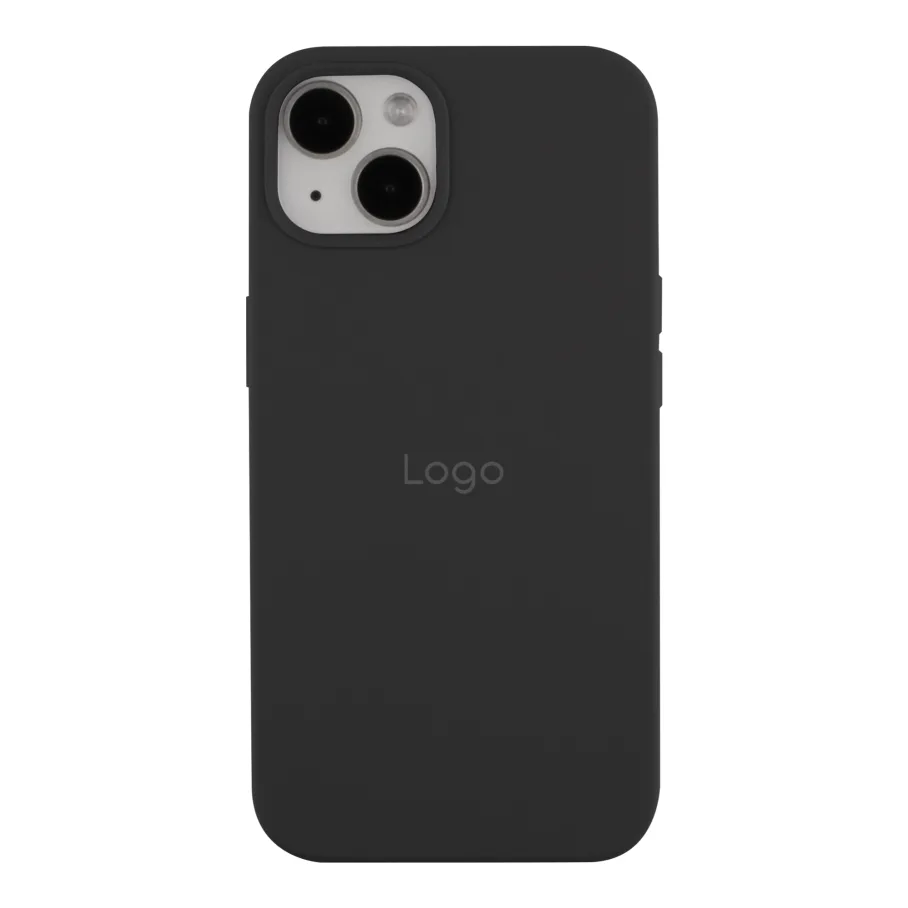 Чохол Silicone Case Full Size (AA) для iPhone 14 15.Dark Grey