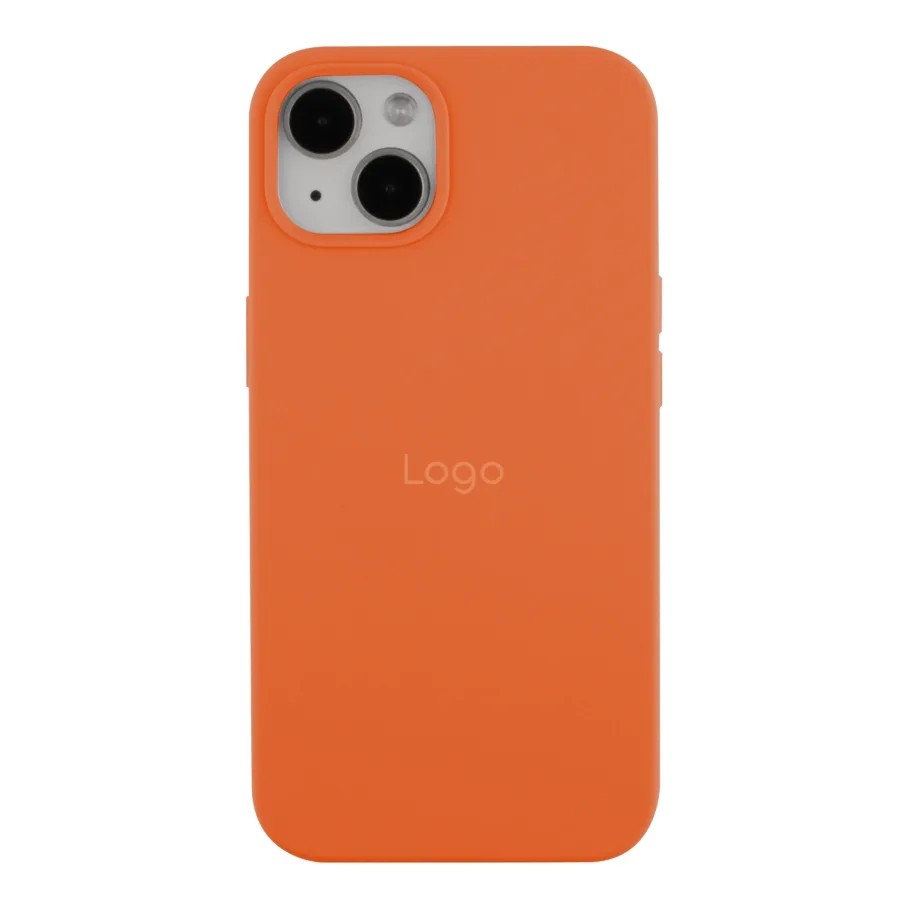 Чохол Silicone Case Full Size (AA) для iPhone 14 13.Orange