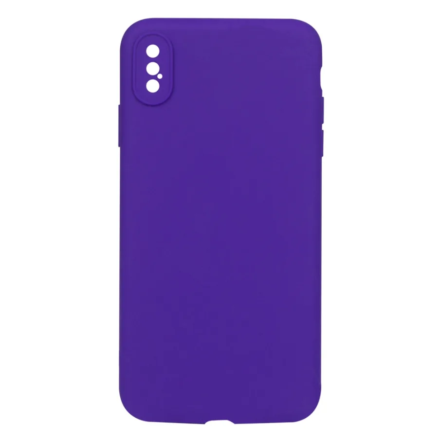 Чохол Silicone Case Full Camera no logo для iPhone Xs Max 34.Purple