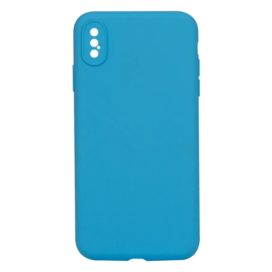 Чохол Silicone Case Full Camera no logo для iPhone Xs Max 16.Blue