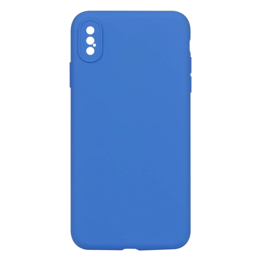 Чохол Silicone Case Full Camera no logo для iPhone Xs Max 03.Royal Blue