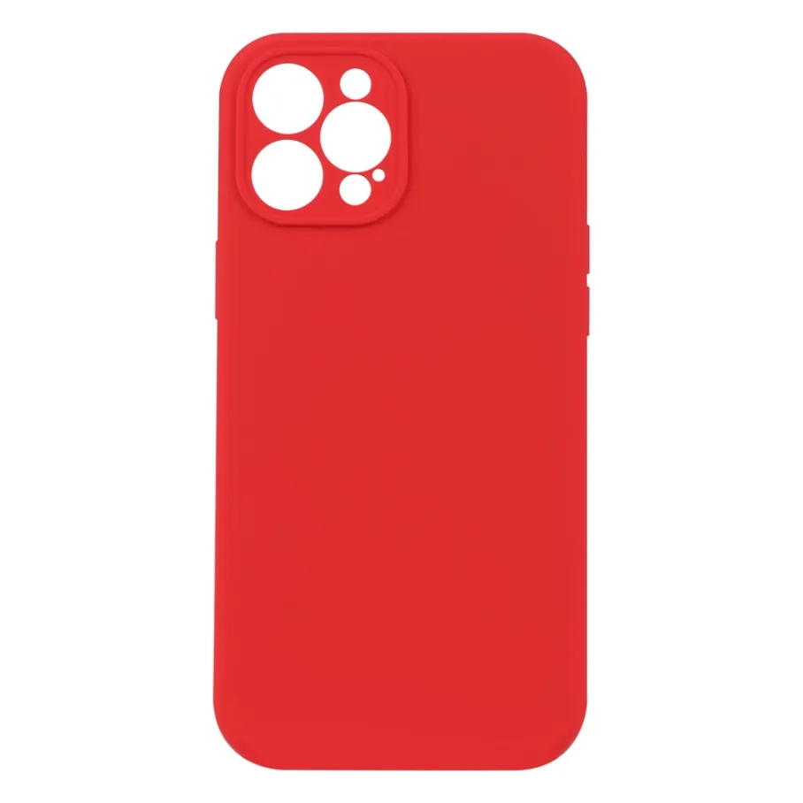 Чохол Silicone Case Full Camera no logo для iPhone 12 Pro Max 14.Red